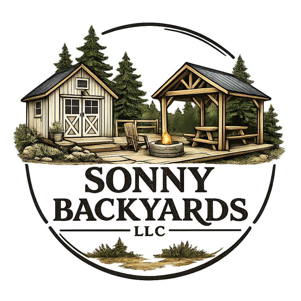 rustic backyard logo design 2